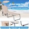 Set of 2 Portable Reclining Chair with 5 Adjustable Positions